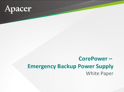 Apacer: CorePower – Emergency Backup Power