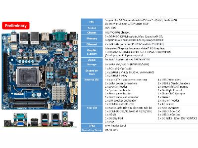 Preliminary Specifications mITX-Q47EA