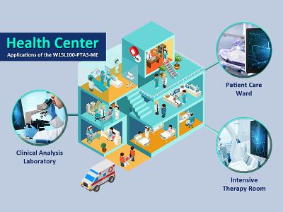 Applications of the W15L100-PTA3-ME in Health Center