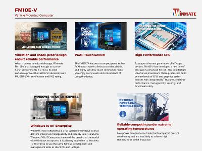 Winmate FM10E-V Product Features