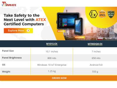 Winmate Rugged Tablets M101S-EX & M700DQ8-EX Product Overview
