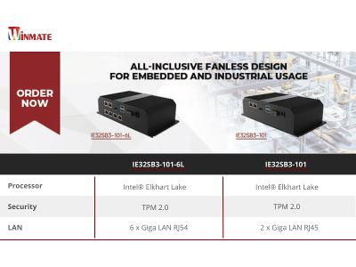 Winmate IE32SB3-101-6L & IE32SB3-101 fanless Box PC Overview