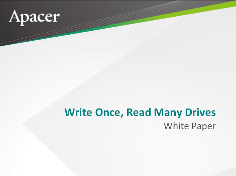 Apacer: Write Once, Read Many Drives