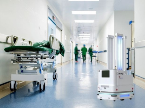 Advantech: AI Smart AMR Disinfection Covers Duties of 4 Staff Members of Hospital Night Shift