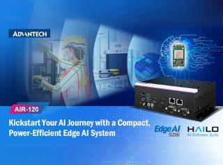Advantech Launches the AIR-120 – A Compact Edge AI System Designed for Rapid AI Adoption