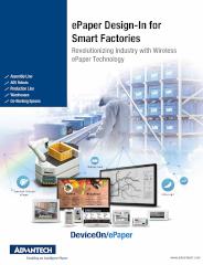 Advantech ePaper Design-In for Smart Factories 2025