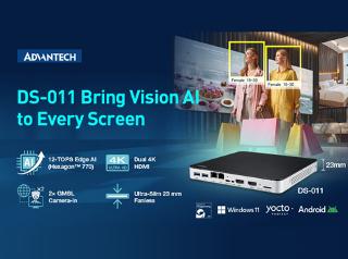 Advantech Unveils DS-011 AI Signage for Smart Retail and Beyond