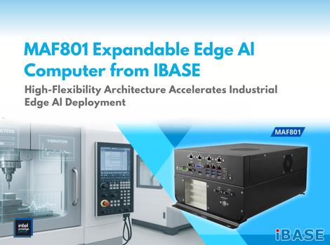 MAF801 Expandable Edge AI Computer from IBASE | ROSCH Computer