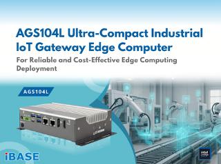 AGS104L Ultra-Compact Industrial IoT Gateway Edge Computer