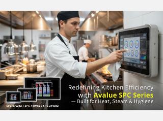 Avalue Unveils New SPC Stainless Steel Panel PC Series - SPC-XXWR2 Series