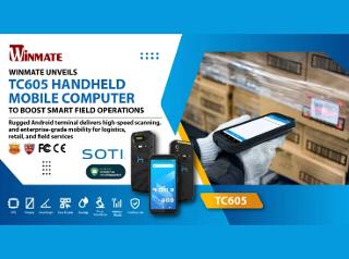 Winmate Unveils TC605 Handheld Mobile Computer to Boost Smart Field Operations