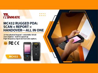MC432 Rugged PDA: Scan × Report × Handover - All in One