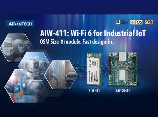 Advantech Introduces the AIW-411: Ultra-Compact OSM Size-0 Wi-Fi 6 + Bluetooth® LE 5.4 Wireless MCU Module for Industrial IoT, Powered by NXP RW612