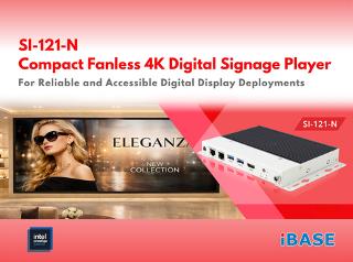 SI-121-N Compact Fanless 4K Digital Signage Player