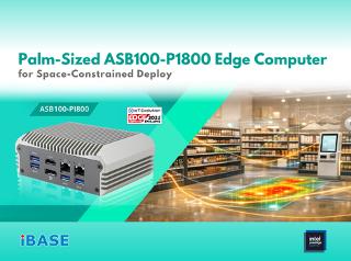 Palm-Sized ASB100-PI800 Edge Computer for Space-Constrained Deployments