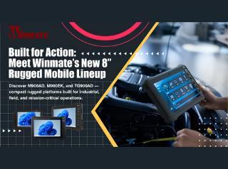 Built for Action: Winmate’s New 8” Rugged Mobile Lineup