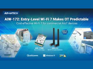 Advantech AIW-172: Skalierbares Wi-Fi 7 für intelligente Anwendungen