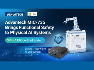 Advantech MIC-735 bringt funktionale Sicherheit in physische KI-Systeme