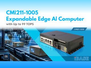 CMI211-1005 Erweiterbarer Edge AI-Computer mit bis zu 99 TOPS
