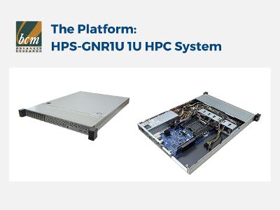 Data-Center Power at the Edge - The Platform HPS-GNR1U 1U HPC System