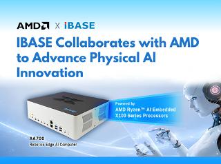 IBASE arbeitet mit AMD zusammen, um Innovationen im Bereich der physischen KI voranzutreiben.