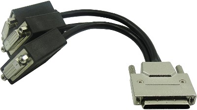 M12-P107 | M12-P107D -> M12-P107 with VHDCI Cable to 3xDVI